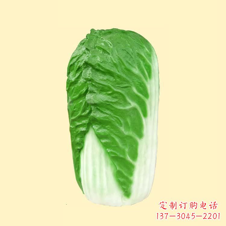 唐山玻璃钢白菜雕塑