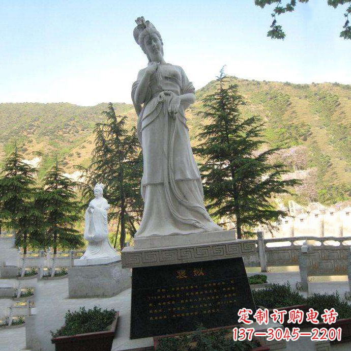 唐山传承中国古代美女——褒姒雕像