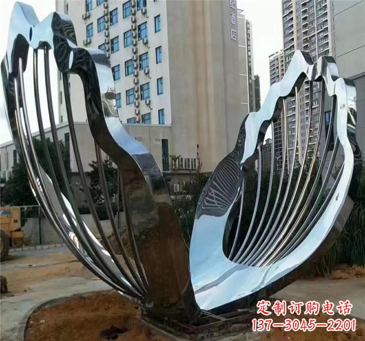 唐山不锈钢贝壳雕塑艺术与自然的完美结合