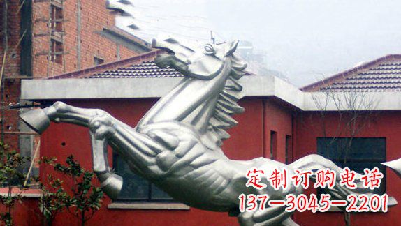 唐山不锈钢奔马雕塑展现力量与美感