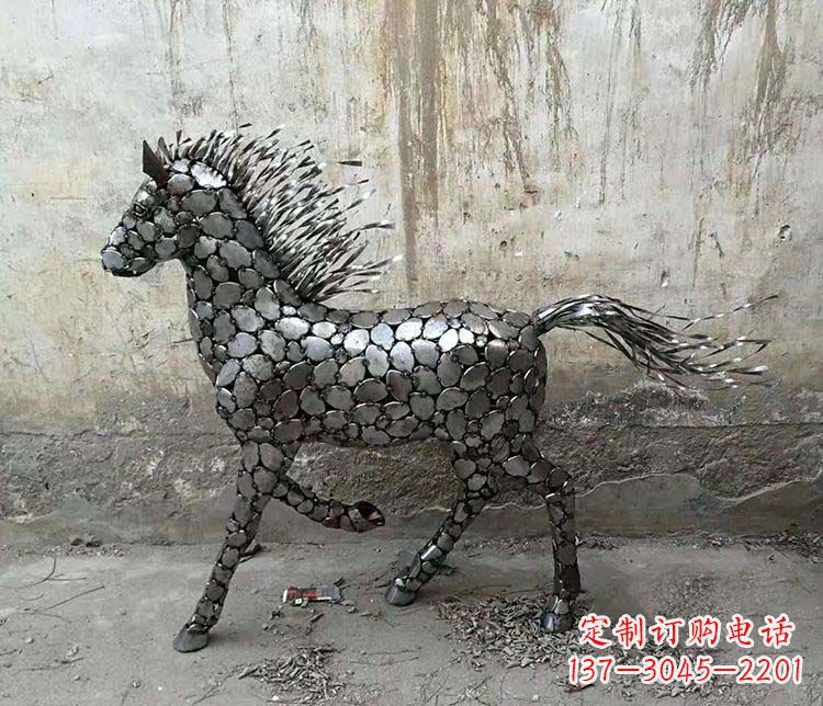 唐山不锈钢奔马雕塑艺术与自由的象征