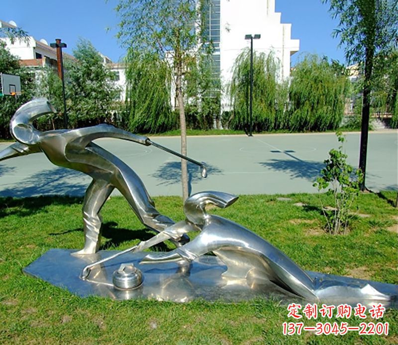 唐山不锈钢冰壶雕塑艺术与实用的完美结合