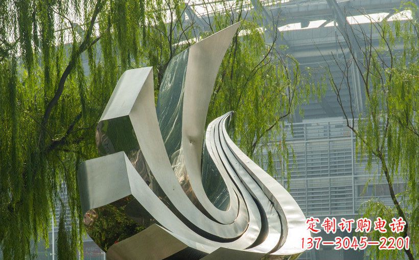 唐山不锈钢鸽子景观雕塑
