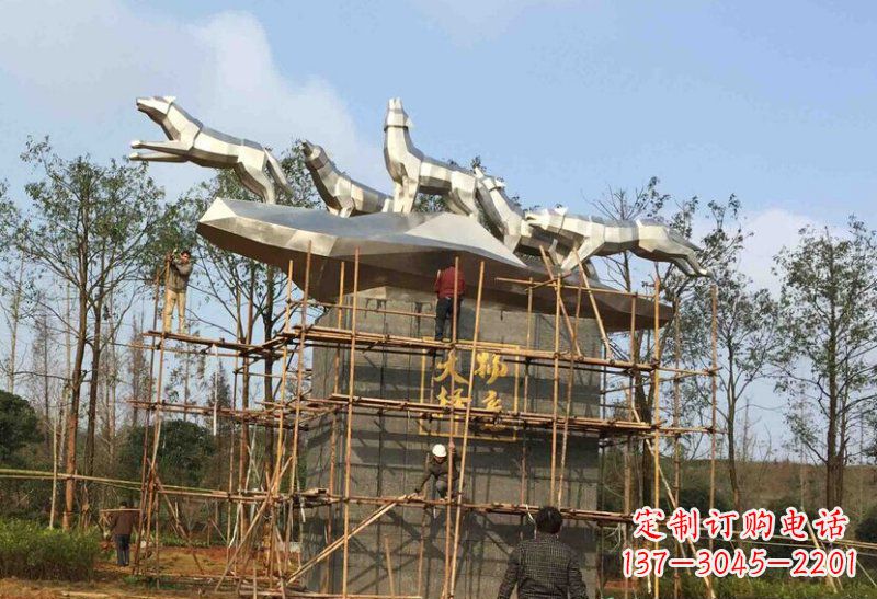 唐山不锈钢动物雕塑