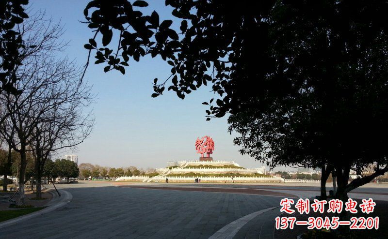 唐山不锈钢凤凰雕塑——展现传统文化之美