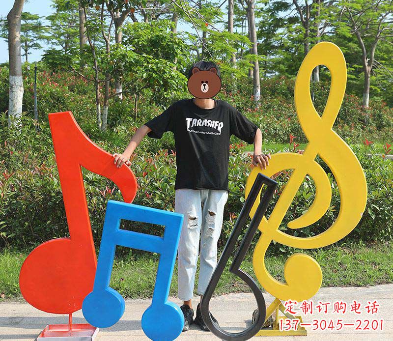 唐山不锈钢公园音符雕塑——精美绝伦