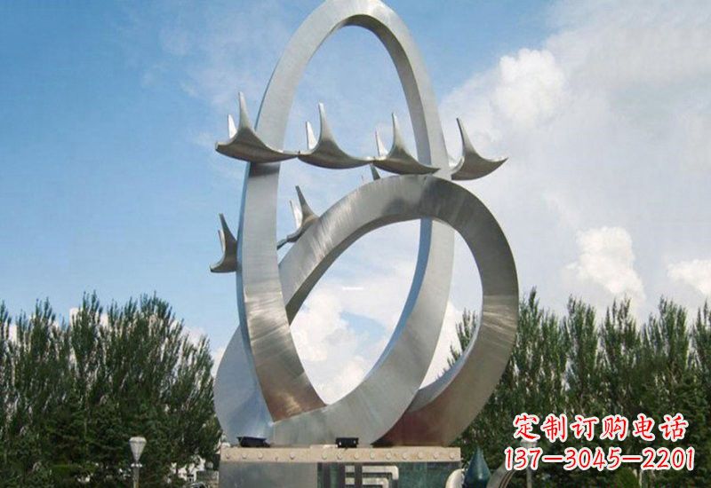 唐山不锈钢天鹅雕塑