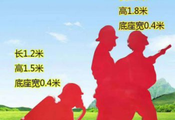 唐山表彰消防英雄——不锈钢消防员人物雕塑