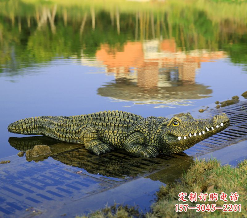 唐山玻璃钢水池雕塑——池塘水景的精美装饰