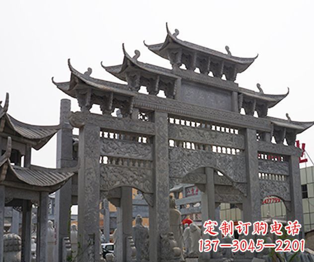唐山牌坊石雕传承传统文化的艺术精品