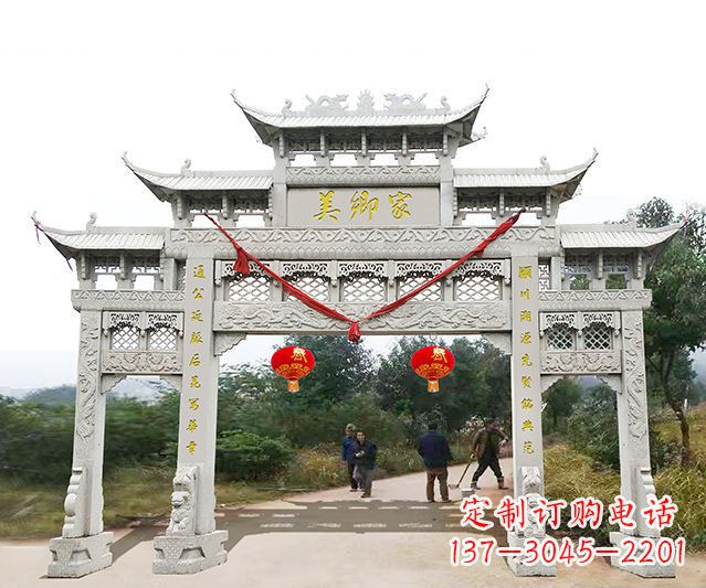 唐山牌坊雕塑珍贵的传统文化