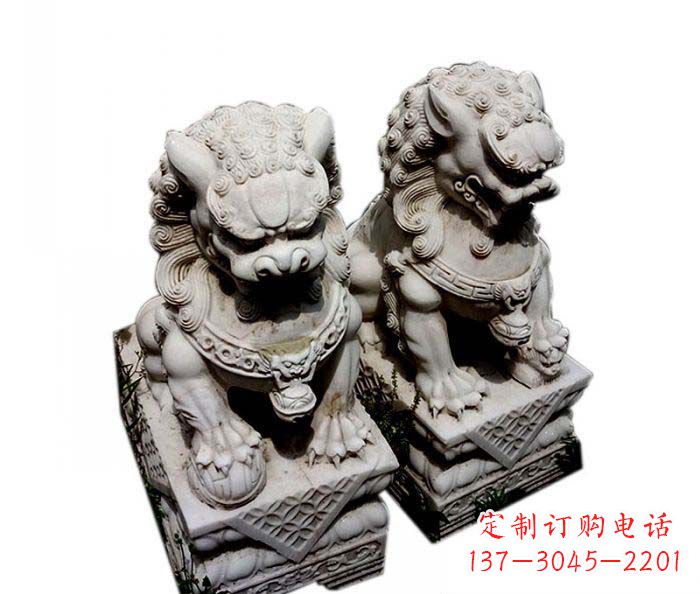 唐山大理石仿古石狮子雕塑
