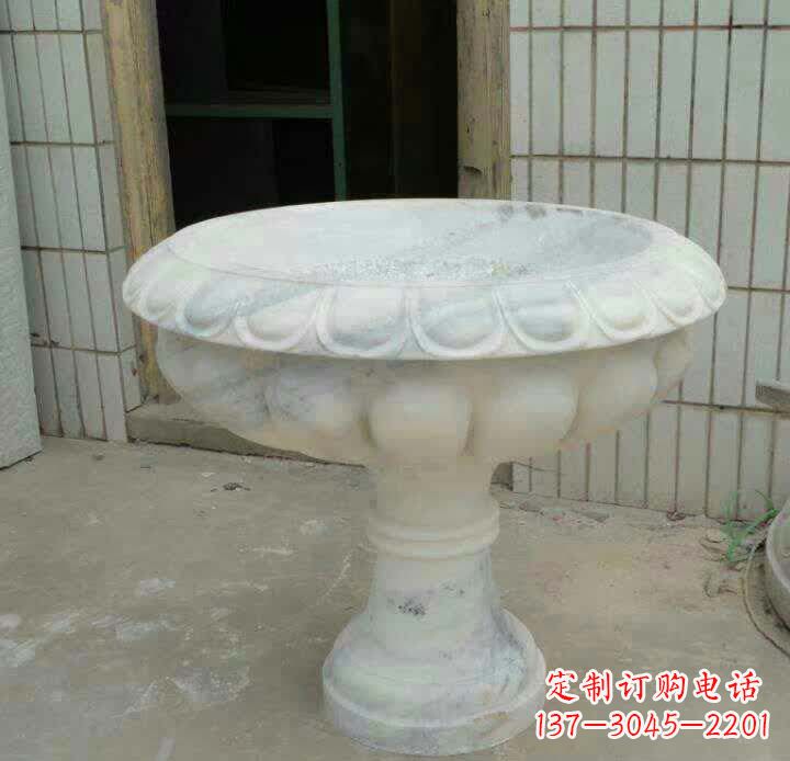 唐山大理石花盆雕塑精美绝伦,艺术风采