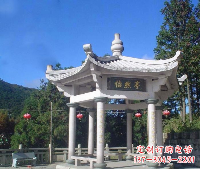唐山精美大理石凉亭雕塑