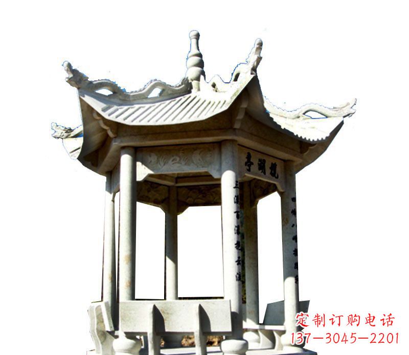 唐山大理石凉亭石雕,历史韵味浓郁
