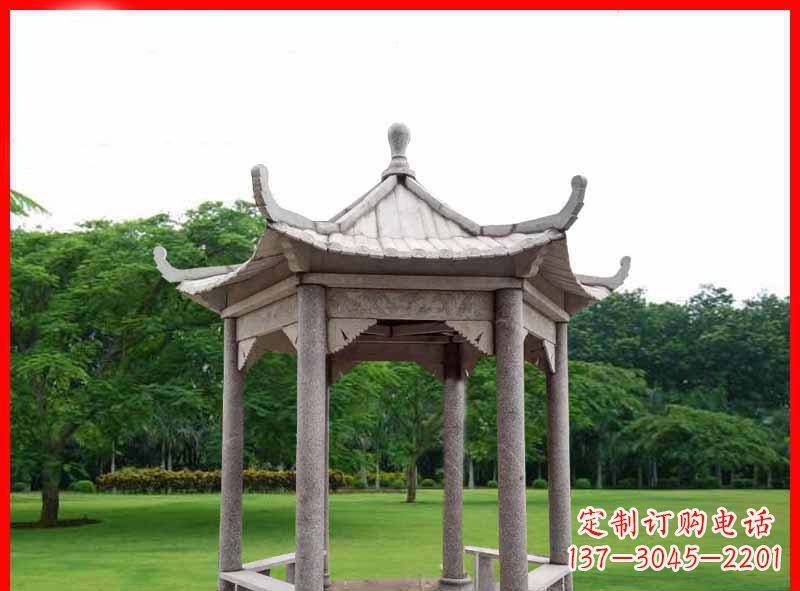 唐山精致大理石凉亭雕塑
