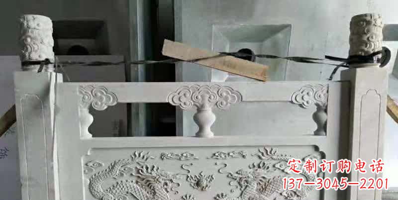 唐山大理石龙浮雕栏板雕塑