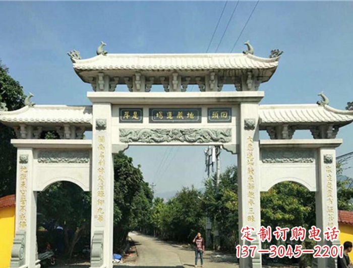 唐山大理石牌坊雕塑