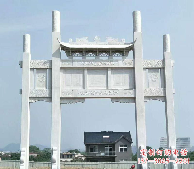 唐山精美牌坊雕塑