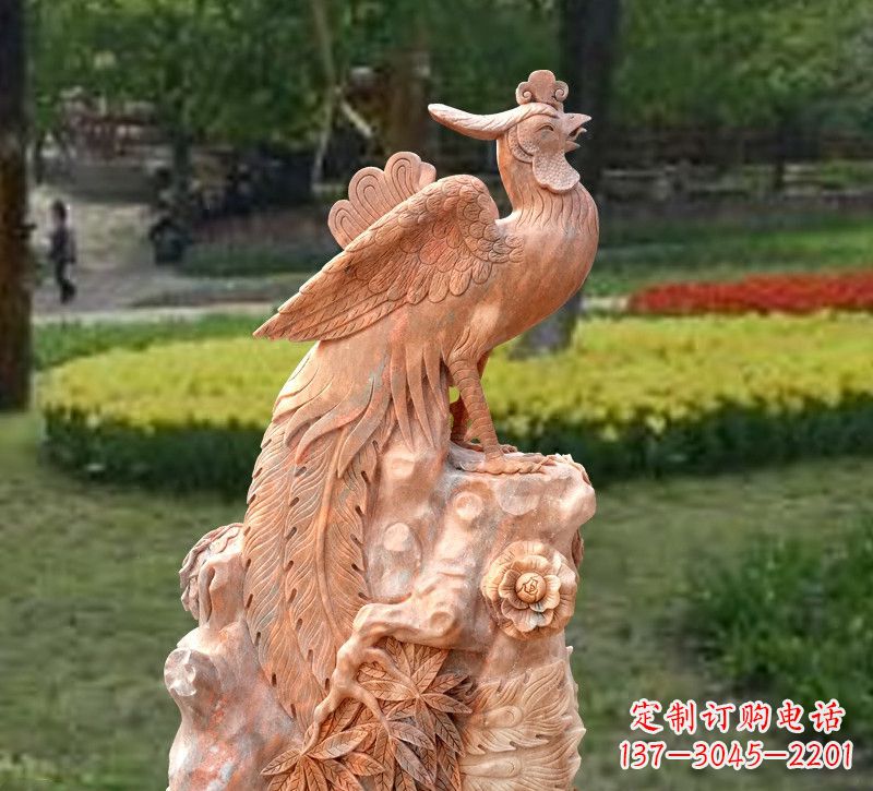 唐山凤凰神鸟公园景观雕塑雕塑摆件