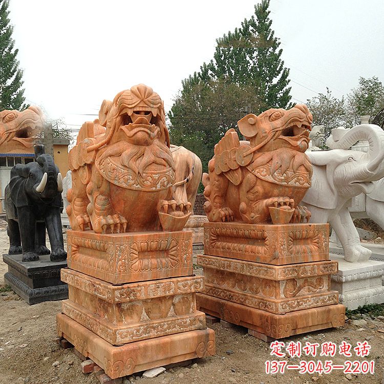 唐山豪华高饱和度貔貅雕塑