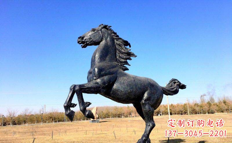 唐山精美铜雕奔马动物雕塑