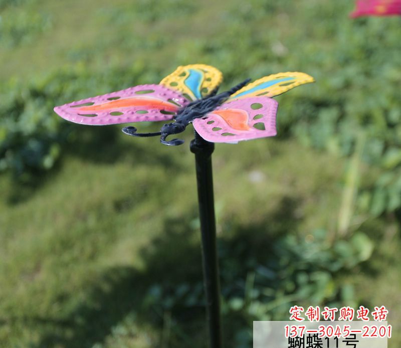 唐山个性化不锈钢彩色蝴蝶雕塑