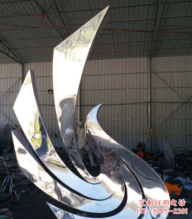 唐山精巧不锈钢和平鸽雕塑