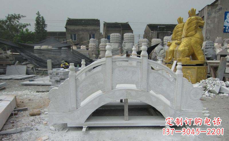 唐山精美的大理石拱桥雕塑