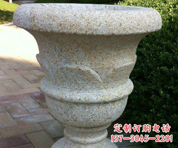 唐山大理石花盆石雕,为您的景观添色彩