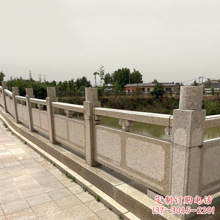 唐山中领雕塑河道石栏板雕塑:定制精美绝伦
