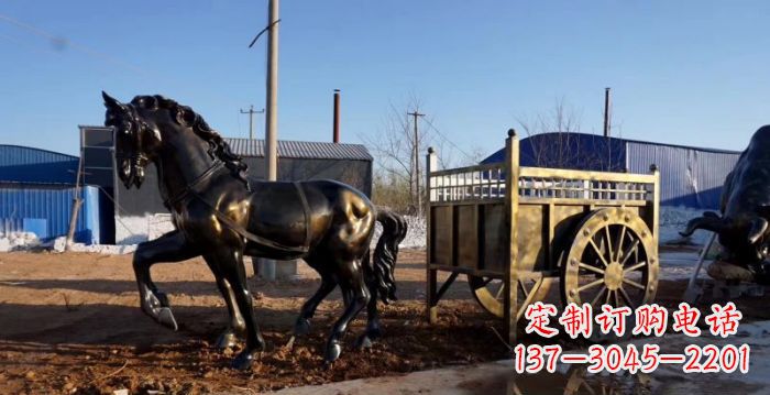 唐山华丽复古，名车贵族，精美马车雕塑