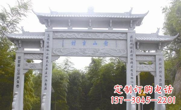 唐山让精美的牌坊雕塑为您打造精美环境