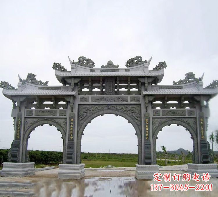 唐山石牌坊 楼