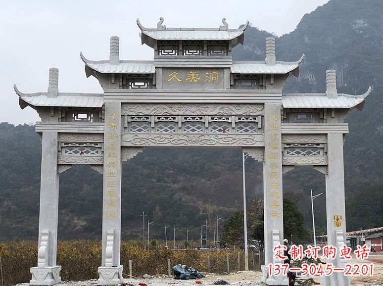 唐山石牌坊 石雕