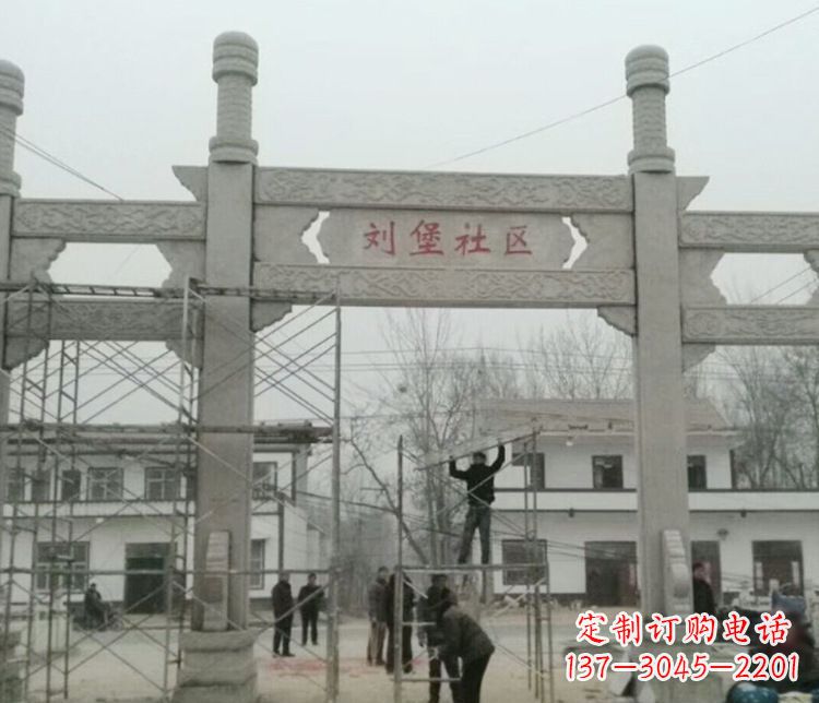 唐山石牌坊道路石雕