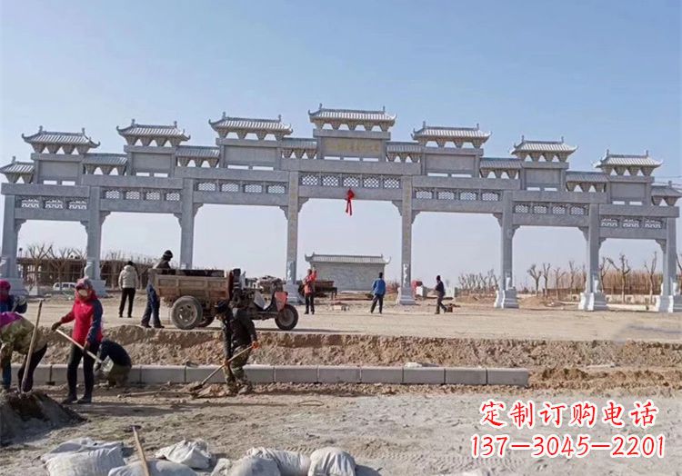 唐山石牌坊九楼