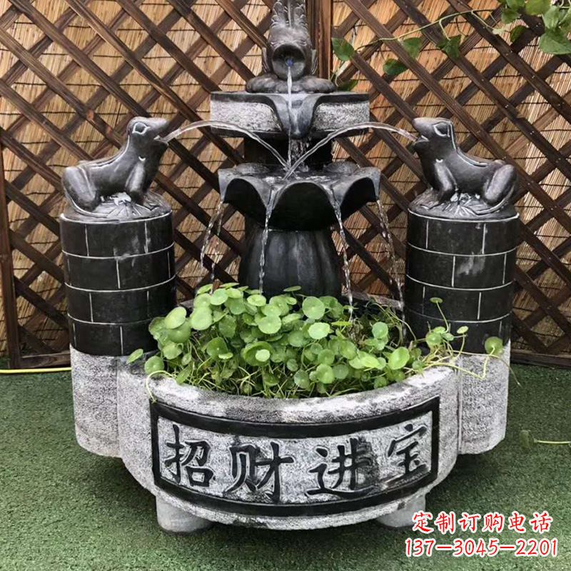 唐山双层喷泉石雕