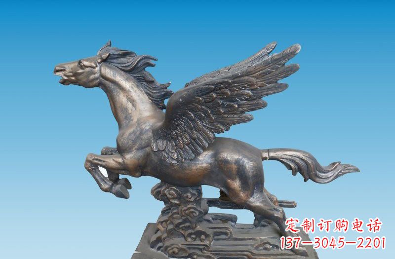 唐山铜雕飞马222
