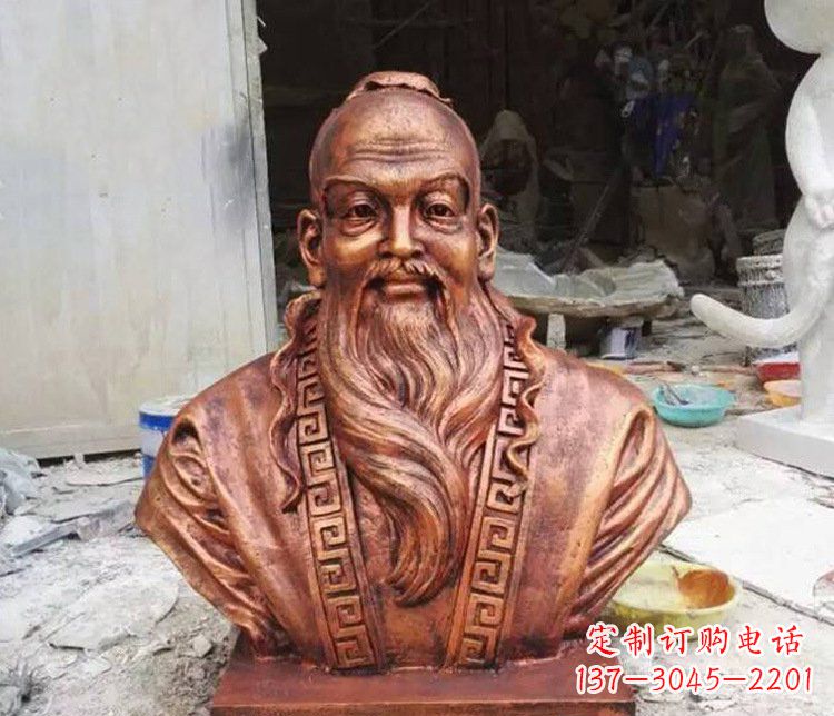 唐山铜雕古代孙思邈人物雕塑