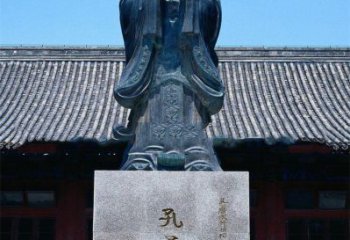 唐山传承古代文化——青铜孔子雕塑