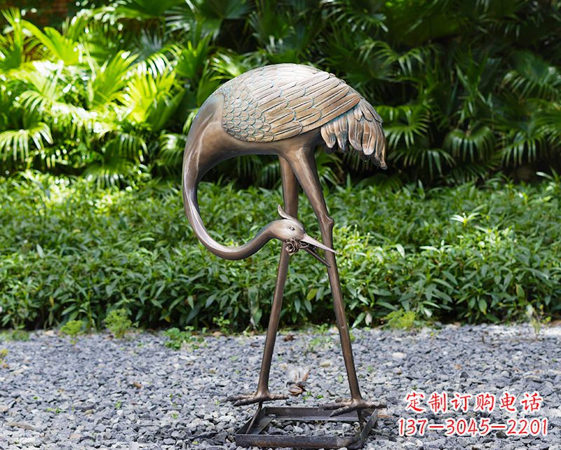 唐山仙鹤雕塑喷泉