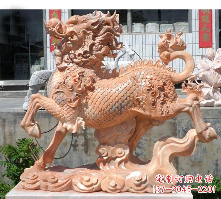 唐山祥云麒麟石雕
