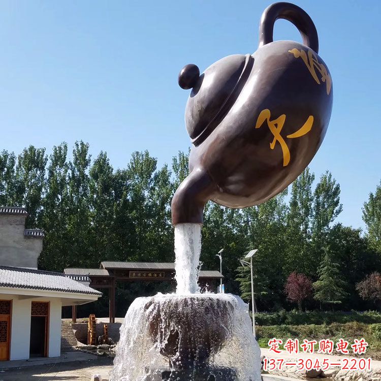 唐山悬空天壶流水喷泉