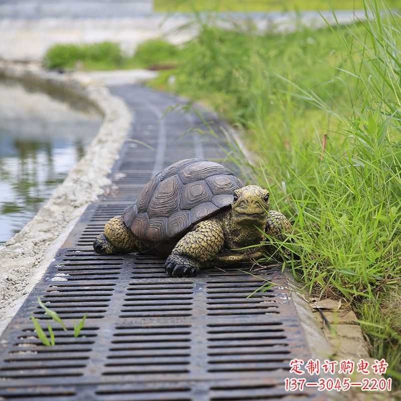 唐山园林水景动物仿真乌龟雕塑