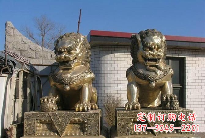 唐山铸铜狮子雕塑